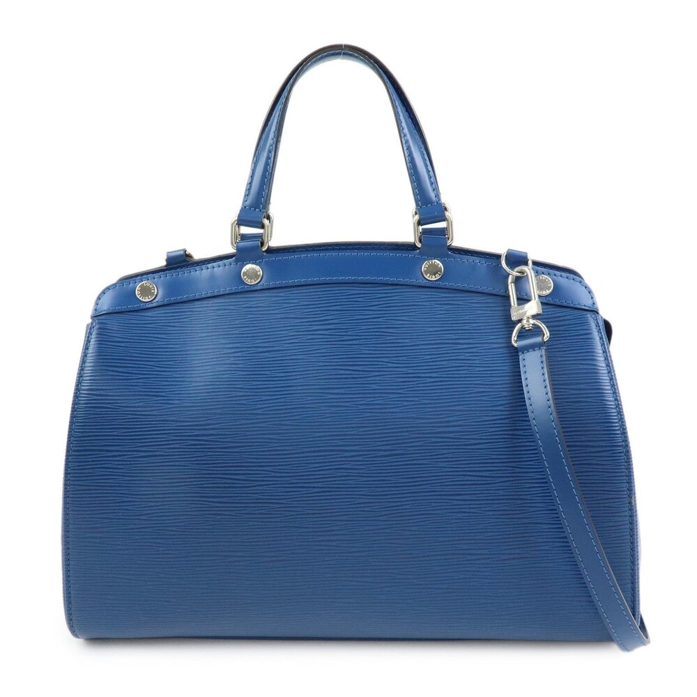Louis Vuitton Epi Leather Blair MM Handbag Blue